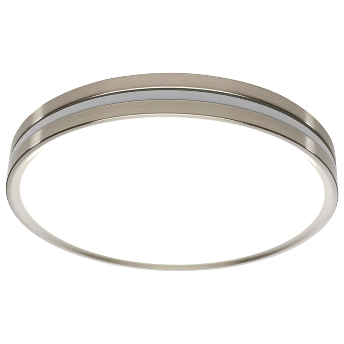 Flush Mount Nuvo 62-1692 15 Inch Surface Mount with Night Light - 5 CCT Selectable - Brushed Nickel Finish Nuvo