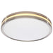 Flush Mount Nuvo 62-1692 15 Inch Surface Mount with Night Light - 5 CCT Selectable - Brushed Nickel Finish Nuvo