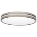 Flush Mount Nuvo 62-1692 15 Inch Surface Mount with Night Light - 5 CCT Selectable - Brushed Nickel Finish Nuvo
