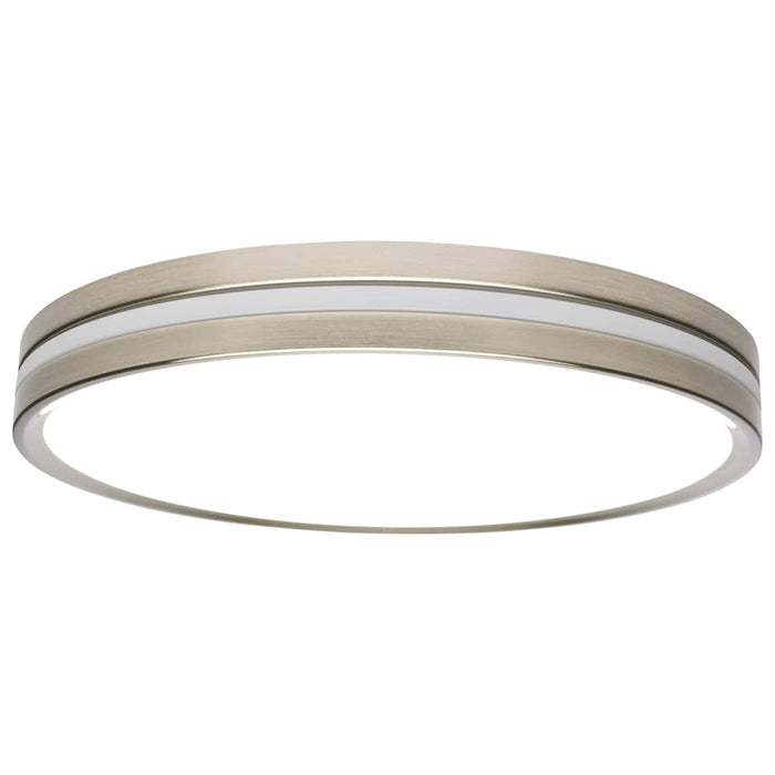 Flush Mount Nuvo 62-1692 15 Inch Surface Mount with Night Light - 5 CCT Selectable - Brushed Nickel Finish Nuvo