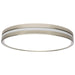 Flush Mount Nuvo 62-1692 15 Inch Surface Mount with Night Light - 5 CCT Selectable - Brushed Nickel Finish Nuvo