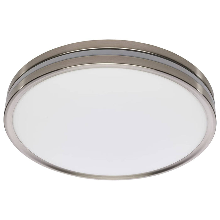 Flush Mount Nuvo 62-1692 15 Inch Surface Mount with Night Light - 5 CCT Selectable - Brushed Nickel Finish Nuvo