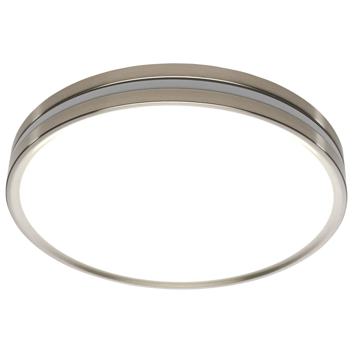 Flush Mount Nuvo 62-1692 15 Inch Surface Mount with Night Light - 5 CCT Selectable - Brushed Nickel Finish Nuvo