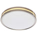 Flush Mount Nuvo 62-1692 15 Inch Surface Mount with Night Light - 5 CCT Selectable - Brushed Nickel Finish Nuvo