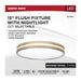 Flush Mount Nuvo 62-1692 15 Inch Surface Mount with Night Light - 5 CCT Selectable - Brushed Nickel Finish Nuvo