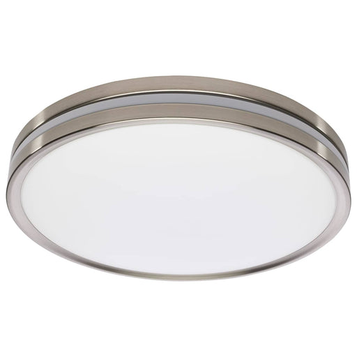 Flush Mount Nuvo 62-1692 15 Inch Surface Mount with Night Light - 5 CCT Selectable - Brushed Nickel Finish Nuvo