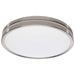 Flush Mount Nuvo 62-1692 15 Inch Surface Mount with Night Light - 5 CCT Selectable - Brushed Nickel Finish Nuvo