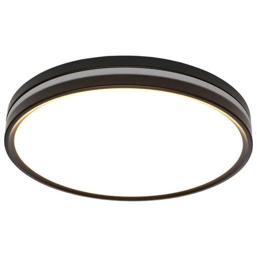 Flush Mount Nuvo 62-1693 15 Inch Surface Mount with Night Light - 5 CCT Selectable - Matte Black Finish Nuvo