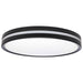 Flush Mount Nuvo 62-1693 15 Inch Surface Mount with Night Light - 5 CCT Selectable - Matte Black Finish Nuvo