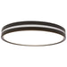 Flush Mount Nuvo 62-1693 15 Inch Surface Mount with Night Light - 5 CCT Selectable - Matte Black Finish Nuvo