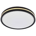 Flush Mount Nuvo 62-1693 15 Inch Surface Mount with Night Light - 5 CCT Selectable - Matte Black Finish Nuvo