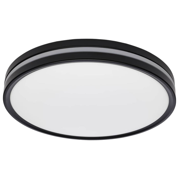 Flush Mount Nuvo 62-1693 15 Inch Surface Mount with Night Light - 5 CCT Selectable - Matte Black Finish Nuvo