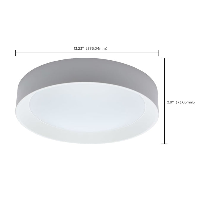 Flush Mount Nuvo 62-1695 Selene - 13 Inch LED Flush Mount - CCT Selectable - White Finish Nuvo