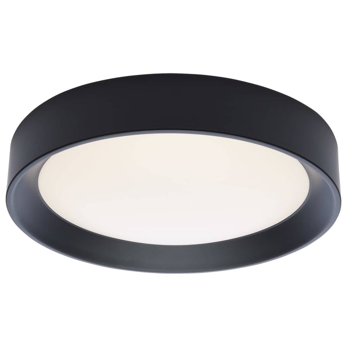 Flush Mount Nuvo 62-1696 Selene - 13 Inch LED Flush Mount - CCT Selectable - Black Finish Nuvo