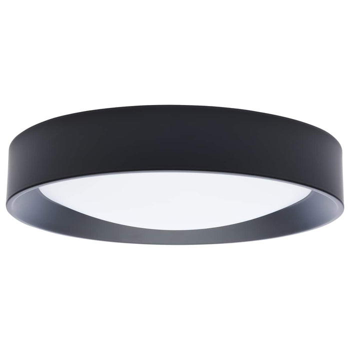 Flush Mount Nuvo 62-1696 Selene - 13 Inch LED Flush Mount - CCT Selectable - Black Finish Nuvo