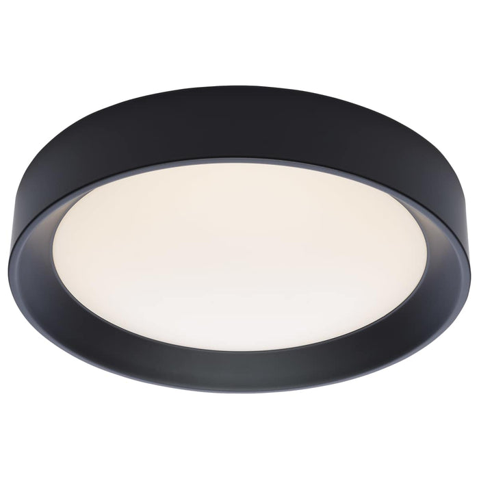 Flush Mount Nuvo 62-1696 Selene - 13 Inch LED Flush Mount - CCT Selectable - Black Finish Nuvo
