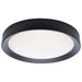 Flush Mount Nuvo 62-1698 Selene - 17 Inch LED Flush Mount - CCT Selectable - Black Finish Nuvo