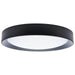Flush Mount Nuvo 62-1698 Selene - 17 Inch LED Flush Mount - CCT Selectable - Black Finish Nuvo