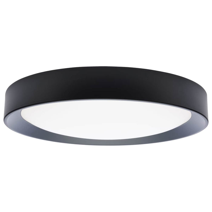 Flush Mount Nuvo 62-1698 Selene - 17 Inch LED Flush Mount - CCT Selectable - Black Finish Nuvo