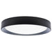 Flush Mount Nuvo 62-1698 Selene - 17 Inch LED Flush Mount - CCT Selectable - Black Finish Nuvo