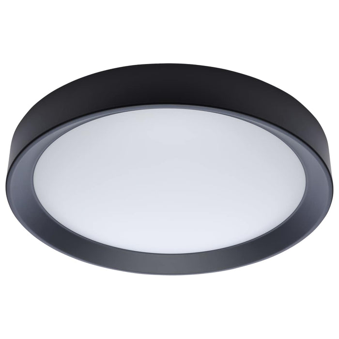 Flush Mount Nuvo 62-1698 Selene - 17 Inch LED Flush Mount - CCT Selectable - Black Finish Nuvo
