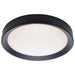 Flush Mount Nuvo 62-1698 Selene - 17 Inch LED Flush Mount - CCT Selectable - Black Finish Nuvo