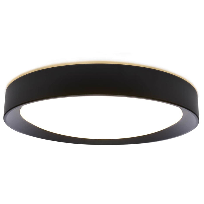 Flush Mount Nuvo 62-1698 Selene - 17 Inch LED Flush Mount - CCT Selectable - Black Finish Nuvo