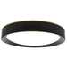 Flush Mount Nuvo 62-1698 Selene - 17 Inch LED Flush Mount - CCT Selectable - Black Finish Nuvo