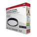 Flush Mount Nuvo 62-1698 Selene - 17 Inch LED Flush Mount - CCT Selectable - Black Finish Nuvo