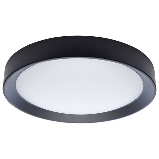 Flush Mount Nuvo 62-1698 Selene - 17 Inch LED Flush Mount - CCT Selectable - Black Finish Nuvo