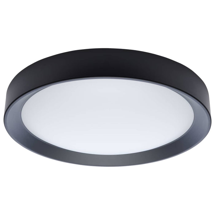 Flush Mount Nuvo 62-1698 Selene - 17 Inch LED Flush Mount - CCT Selectable - Black Finish Nuvo