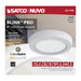 Flush Mount Nuvo 62-1700 Blink Pro - 9W - 5in - LED Fixture - CCT Selectable - Round Shape - White Finish - 120V Nuvo
