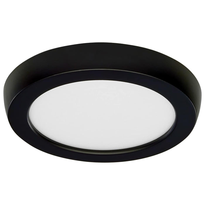 Flush Mount Nuvo 62-1701 Blink Pro - 9W - 5in - LED Fixture - CCT Selectable - Round Shape - Black Finish - 120V Nuvo
