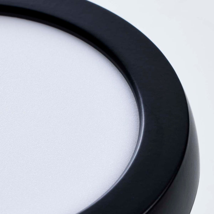 Flush Mount Nuvo 62-1701 Blink Pro - 9W - 5in - LED Fixture - CCT Selectable - Round Shape - Black Finish - 120V Nuvo