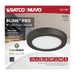 Flush Mount Nuvo 62-1702 Blink Pro - 9W - 5in - LED Fixture - CCT Selectable - Round Shape - Bronze Finish - 120V Nuvo