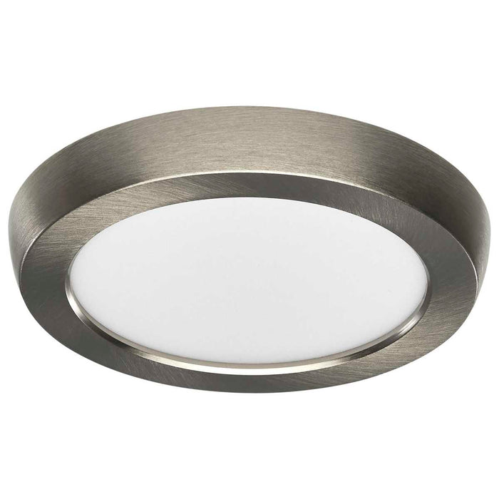 Flush Mount Nuvo 62-1703 Blink Pro - 9W - 5in - LED Fixture - CCT Selectable - Round Shape - Brushed Nickel Finish - 120V Nuvo