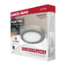 Flush Mount Nuvo 62-1703 Blink Pro - 9W - 5in - LED Fixture - CCT Selectable - Round Shape - Brushed Nickel Finish - 120V Nuvo
