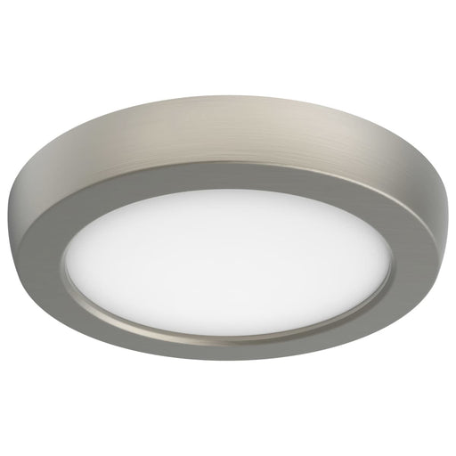 Flush Mount Nuvo 62-1703 Blink Pro - 9W - 5in - LED Fixture - CCT Selectable - Round Shape - Brushed Nickel Finish - 120V Nuvo