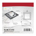 Flush Mount Nuvo 62-1704 Blink Pro - 9W - 5in - LED Fixture - CCT Selectable - Square Shape - White Finish - 120V Nuvo