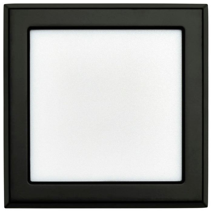 Flush Mount Nuvo 62-1705 Blink Pro - 9W - 5in - LED Fixture - CCT Selectable - Square Shape - Black Finish - 120V Nuvo