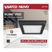 Flush Mount Nuvo 62-1705 Blink Pro - 9W - 5in - LED Fixture - CCT Selectable - Square Shape - Black Finish - 120V Nuvo