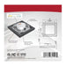 Flush Mount Nuvo 62-1705 Blink Pro - 9W - 5in - LED Fixture - CCT Selectable - Square Shape - Black Finish - 120V Nuvo