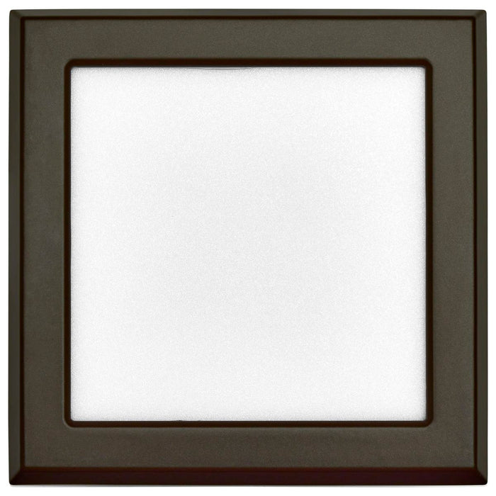 Flush Mount Nuvo 62-1706 Blink Pro - 9W - 5in - LED Fixture - CCT Selectable - Square Shape - Bronze Finish - 120V Nuvo