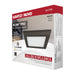 Flush Mount Nuvo 62-1706 Blink Pro - 9W - 5in - LED Fixture - CCT Selectable - Square Shape - Bronze Finish - 120V Nuvo