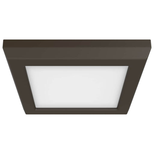 Flush Mount Nuvo 62-1706 Blink Pro - 9W - 5in - LED Fixture - CCT Selectable - Square Shape - Bronze Finish - 120V Nuvo