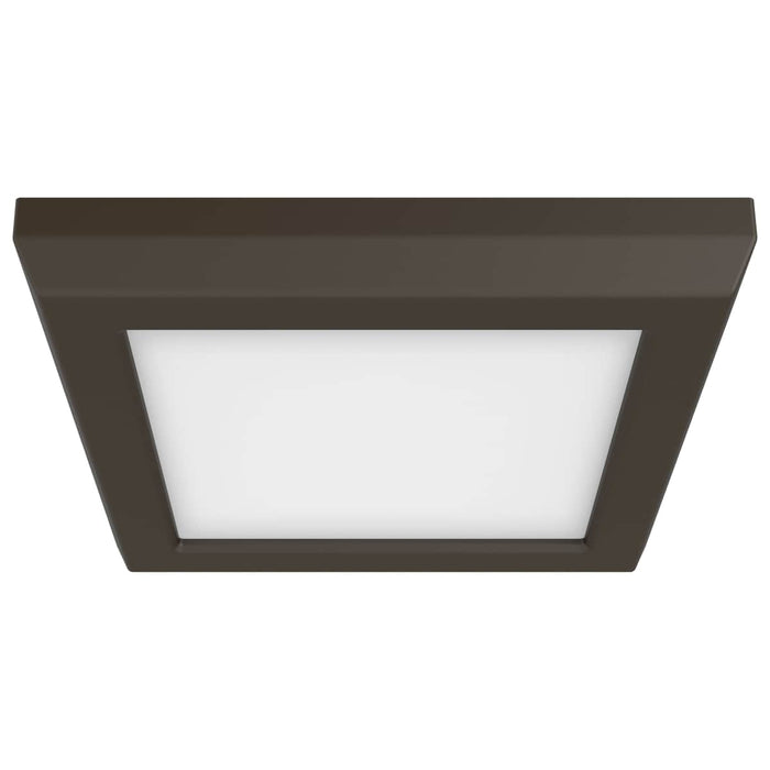 Flush Mount Nuvo 62-1706 Blink Pro - 9W - 5in - LED Fixture - CCT Selectable - Square Shape - Bronze Finish - 120V Nuvo