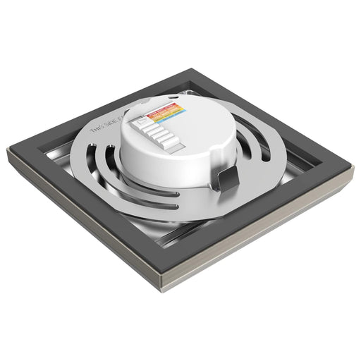 Flush Mount Nuvo 62-1707 Blink Pro - 9W - 5in - LED Fixture - CCT Selectable - Square Shape - Brushed Nickel Finish - 120V Nuvo