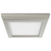 Flush Mount Nuvo 62-1707 Blink Pro - 9W - 5in - LED Fixture - CCT Selectable - Square Shape - Brushed Nickel Finish - 120V Nuvo
