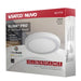 Flush Mount Nuvo 62-1710 Blink Pro - 11W - 7in - LED Fixture - CCT Selectable - Round Shape - White Finish - 120V Nuvo