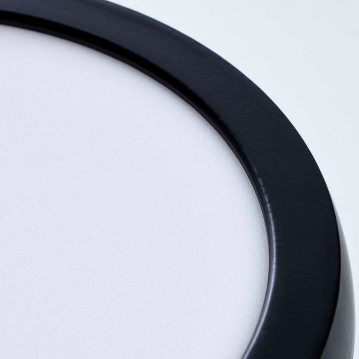 Flush Mount Nuvo 62-1711 Blink Pro - 11W - 7in - LED Fixture - CCT Selectable - Round Shape - Black Finish - 120V Nuvo